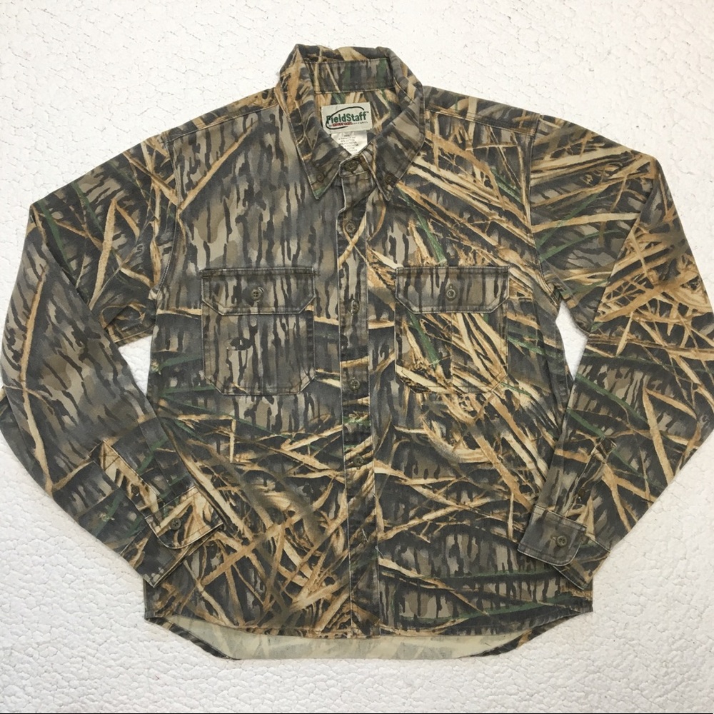 Field staff by Mossy Oak Camo Button Down Shirt
